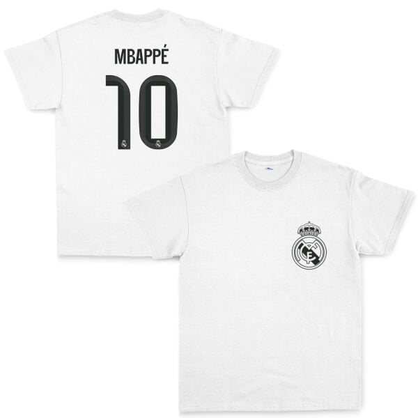 Kylian Mbappe RM BL Forma Tişört L - Beyaz