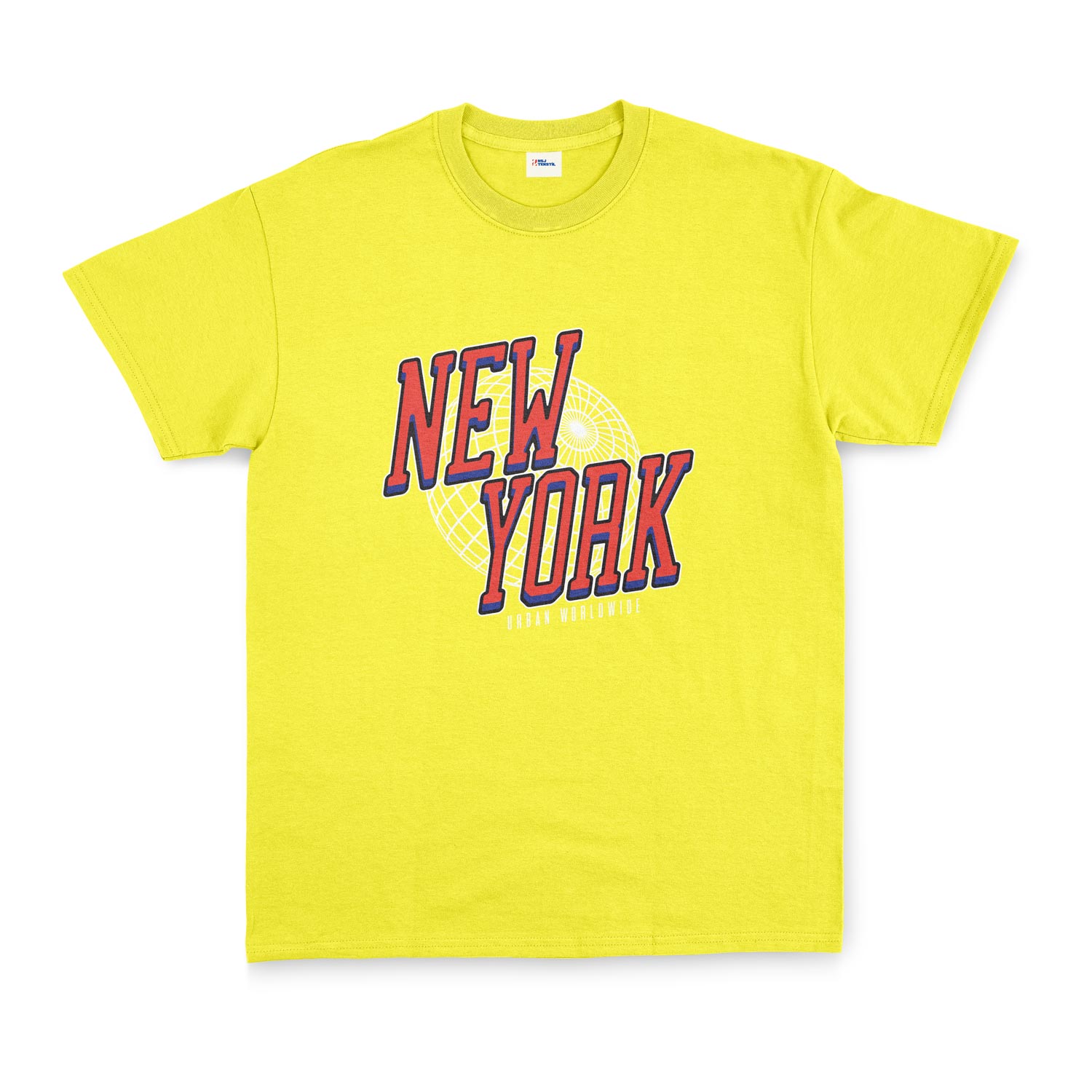New York Tişört L - Sarı