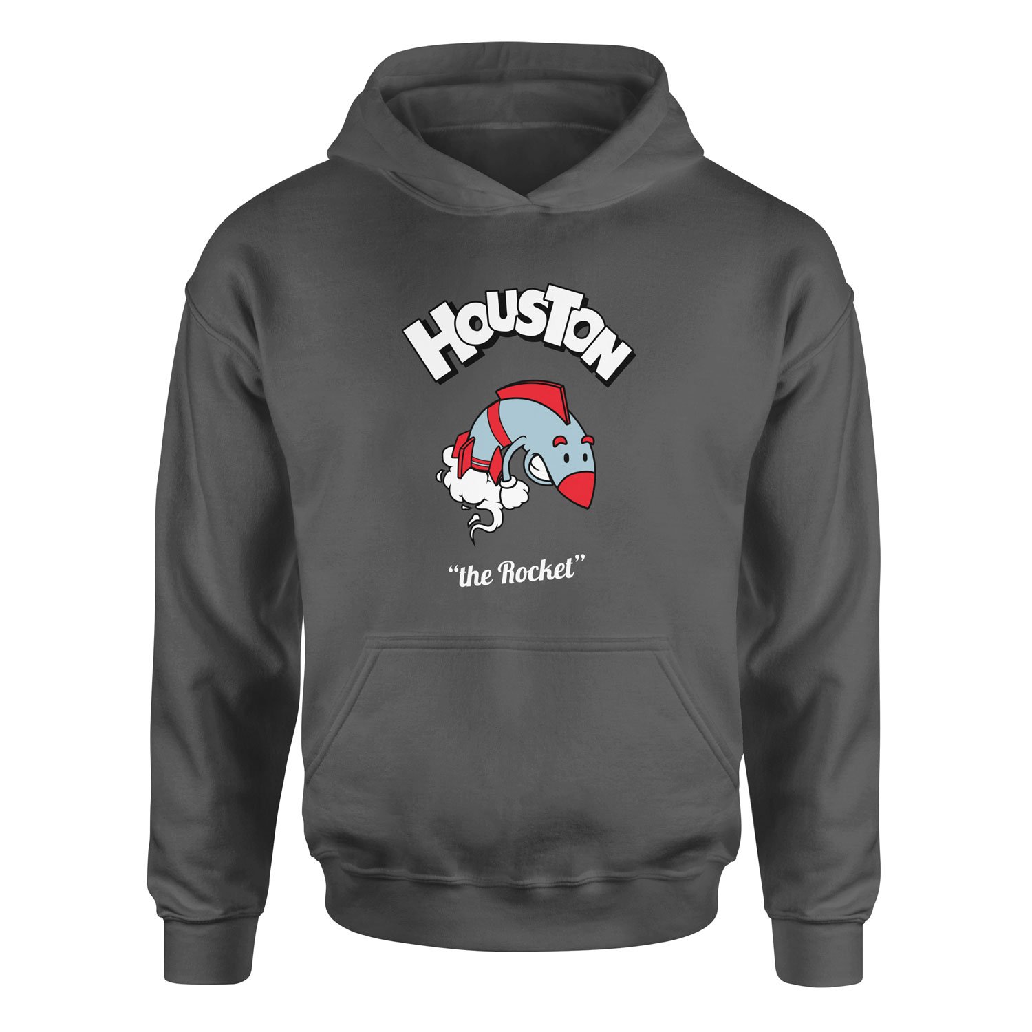 Houston Cartoon Hoodie M - Füme