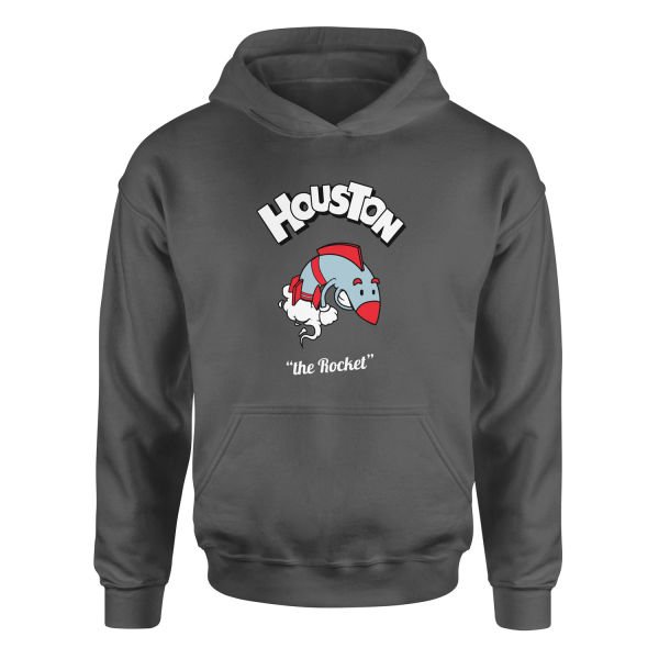 Houston Cartoon Hoodie M - Füme