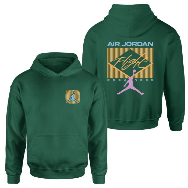 Flight Jordan Pastel Hoodie XL - Nefti Yeşili