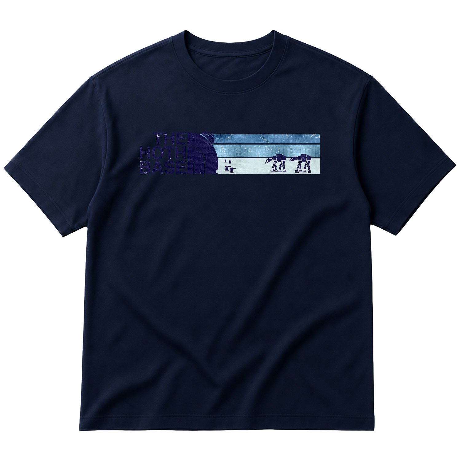 The Hoth Base Oversize Tişört L - İndigo Mavisi