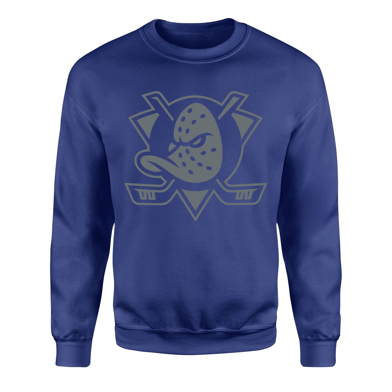 Anaheim Ducks Muted Shield Sweatshirt M - İndigo Mavisi