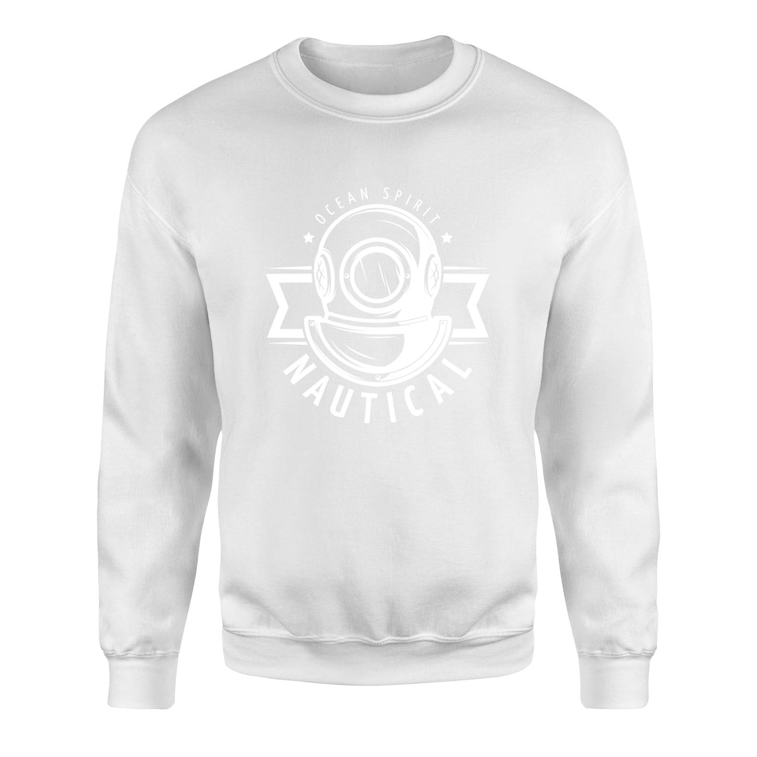 Ocean Spirit Denizci Sweatshirt M - Beyaz