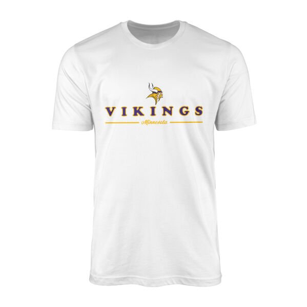 Minnesota Vikings L Tişört XL - Beyaz