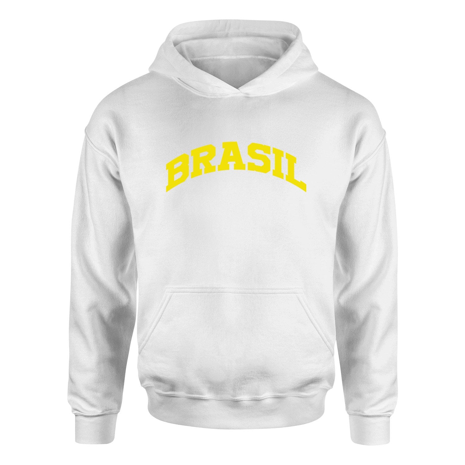 BRASIL Hoodie S - Beyaz