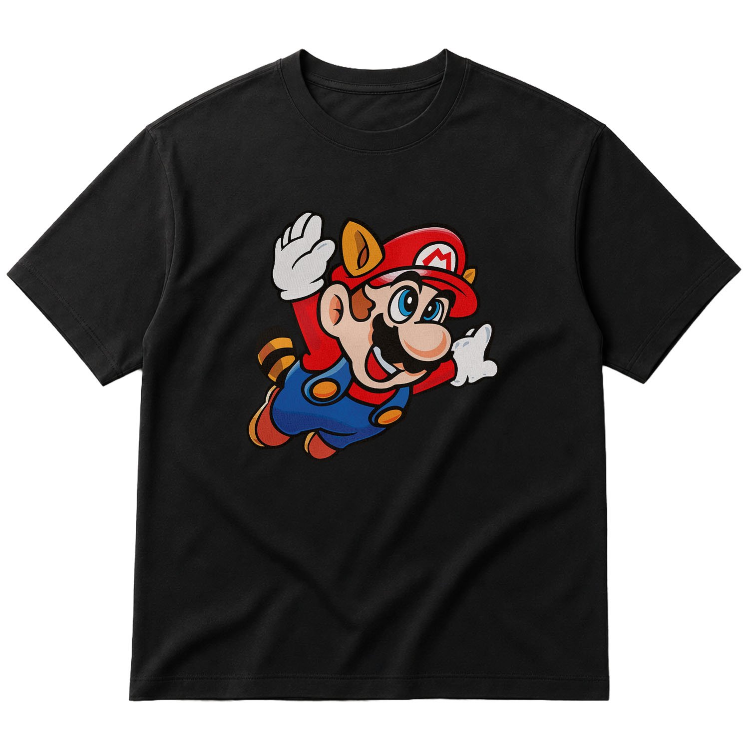 Super Mario Oversize Tişört M - Siyah