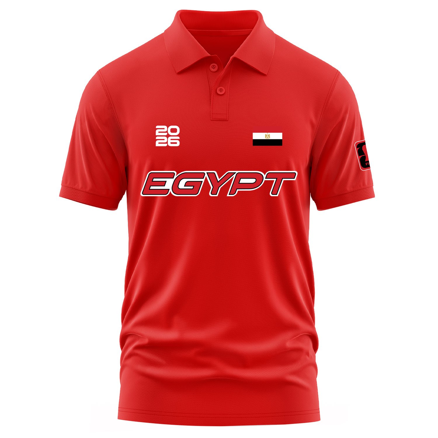 Mısır 2026 Polo Tişört XL - Kırmızı