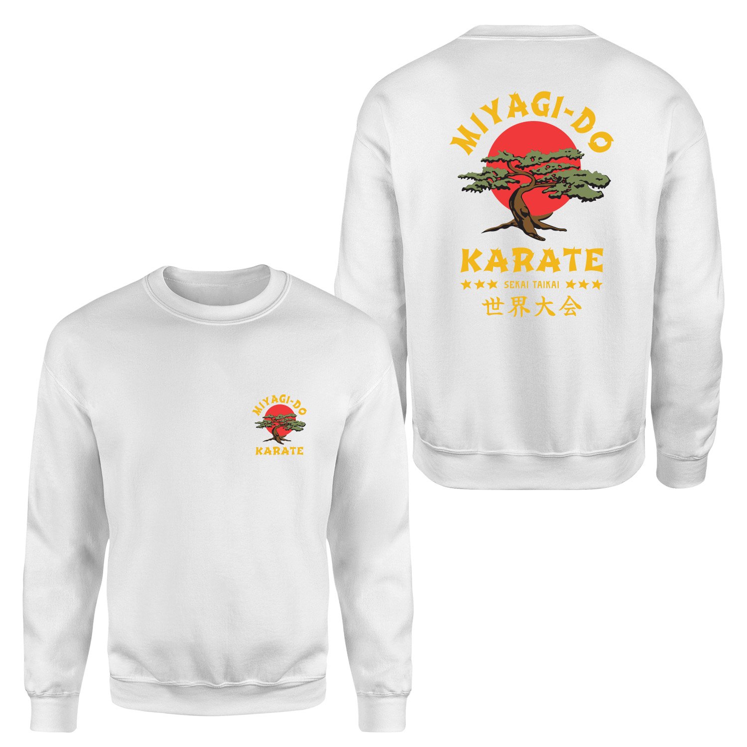 Miyagi Do Karate Sweatshirt XXL - Beyaz