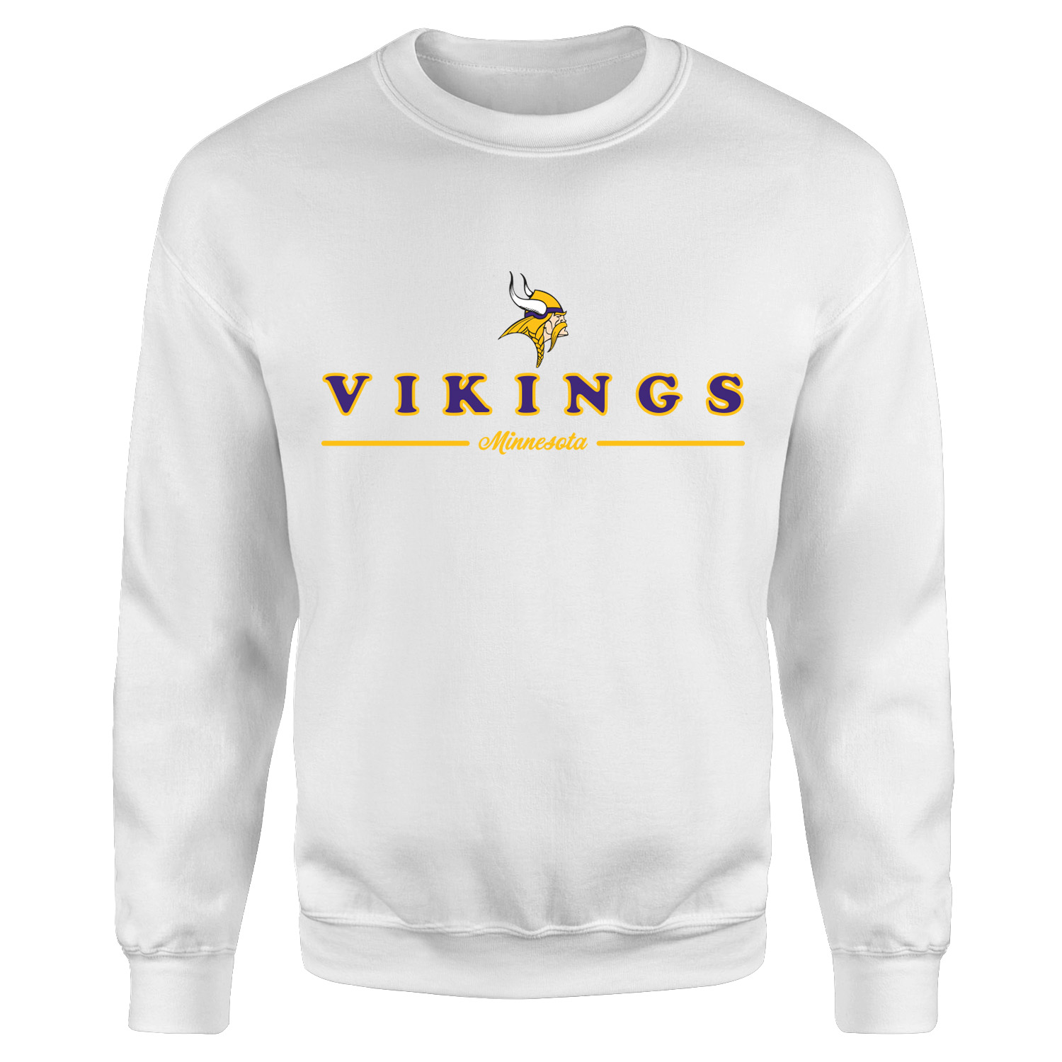 Minnesota Vikings L Sweatshirt XL - Beyaz