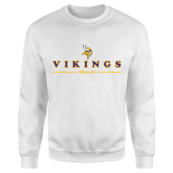Minnesota Vikings L Sweatshirt XL - Beyaz